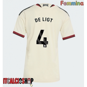 Manchester United Matthijs de Ligt #4 Terza Maglia Femmina 2026-27 Manica Corta